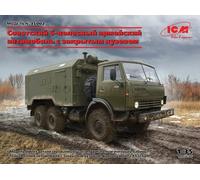 Maqueta Camión Soviet Six-Wheel Army Truck Con Shelter ICM 35002 1 :3 5