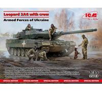 ICM 35013 - 1 :3 5 Leopardo 2A6 Of The Armado Fuerzas De Ucrania Con Crew -