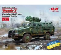 ICM 35014 Kit Vari 1:35 Kozak-2 Vehículo Blindado MRAP Ucraniano