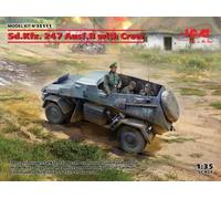 ICM 35111 1/35 Sd.Kfz. 247 Ausf.B Con Tripulación