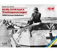 ICM 35113 1/35 Sd.Kfz.251/8 Ausf.a ' Krankenpanzerwagen ', WWII German Ambulance