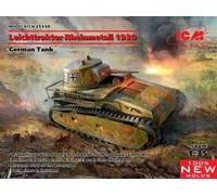 ICM 35330 1/35 Leichttraktor Rheinmetall 1930 , German Tank (100% New Moldes)