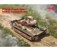 Maqueta Carro Fcm 36 Tanque Ligero Francés En Servicio Alemán Icm 35337 1/35