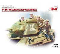 (ICM35368) - ICM 1:35 - T-34-76 with Soviet Tank Riders