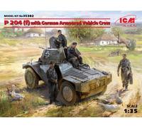 Maqueta Blindado P 204 (F) Con German Armoured Vehicle Pelotón ICM 35382 1 :3 5