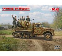 ICM 35407 - 1 :3 5 Atención Usted Volando ( Sd.Kfz.3b Con 2 CM Flak 38 And