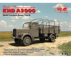 ICM 35454 1/35 KHD A3000, Camión Alemán De La Segunda Guerra Mundial