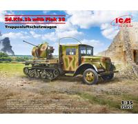 Sd.Kfz.3B Con Flak 38 Truppenluftschutzwagen 1:35 Kit De Modelo De Plástico ICM