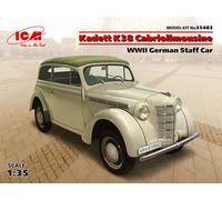 ICM 35483 1/35 Kadett K38 Cabriolimousine, WWII German Staff Coche