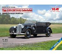 ICM 35540 1/35 TIPO 320 (W142) CABRIOLET, COCHE DE OFICIALES ALEMÁN DE LA WWII