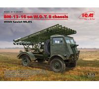 ICM 35591 - 1 :3 5 BM-13-16 On W. O. T. 8 Chasis, WWII Soviético Mlrs - Nuevo
