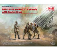 ICM 35592 MAQUETA BM-13-16 EN W.O.T. 8 CHASIS CON TRIPULACIÓN SOVIÉTICA 1/35