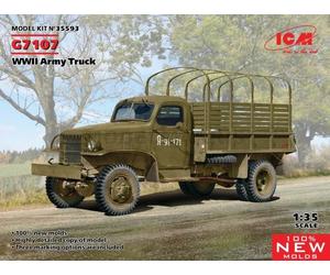 ICM 35593 1/35 G7107, WWII Army Camión (100% New Moldes)