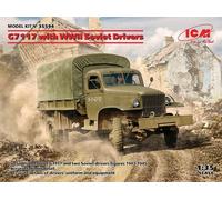 Maqueta Camión G7117 Con Segunda Guerra Mundial Soviet Drivers ICM 35594 1/