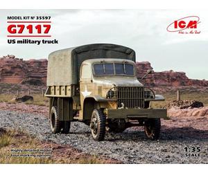 ICM 35597 1/35 G7117 Kit Vari Vehículo Militar Militar De EE. UU. Camión