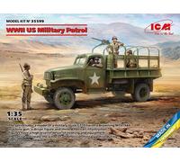 ICM Kit maqueta 1:35 Patrulla militar EE.UU. II Guerra Mundial (G7107 con MG M1919A4) 35599