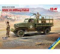 ICM 35599 1/35 WWII Patrulla Militar Estadounidense (G7107 Con MG M1919A4)