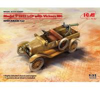 Maqueta Coche Modelo Camiseta 1917 Lcp Con Vickers MG WWI Anzac Car ICM 35607 1/