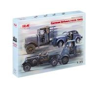 ICM 35642 German Drivers (1939-1945) (4 Figuras, Gris)