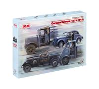 ICM 35642 German Drivers (1939-1945) (4 Figuras, Gris)