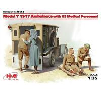 ICM 35662 - 1:35 Modelo T 1917 Ambulancia Con Personal Médico De EE. UU. - Nuevo