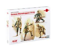 ICM 35692 Plastic Model Kit 1/35 German Stormtruppen 1918