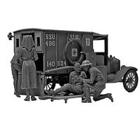 ICM 35694 Figuras WWI US Medical Personnel, Juego