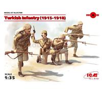 ICM 35700 1/35 Turkich Infantry (1915-1918) (4 Figures) (100% New Moldes)
