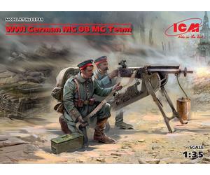 ICM 35711 - 1 :3 5 Gmi Alemán MG08 MG Equipo (2 Figuras) (100% Nuevo Molds ) -