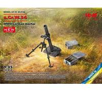 ICM 35716 1/35 S. Gr.W.34 WWII German Mortero
