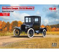 ICM 35830 1:35 Doctor's Coupe 1917 Model T Auto Kit (100% Moldes Nuevos)