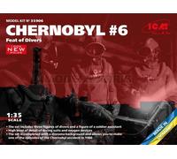ICM 35906 1/35 Chernobyl #6. Feat Of Divers (3 Figures) (100% New Moldes)
