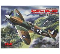 ICM 48067 - Maqueta de avión Spitfire MK.VIII British Fighter de la Segunda Guer
