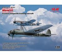 ICM 48101 Kit Avión Mistel S1 1/48 Entrenamiento Alemán