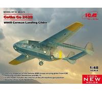 ICM 48225 1/48 Gotha Go 242B, WWII German de Aterrizaje Glider (100% New Moldes