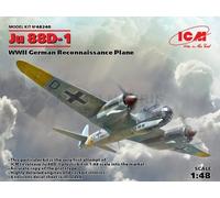 ICM 48240 Ju 88D-1,WWII German ReconnaissancePlane - Juego de construcción de maquetas, Color Gris