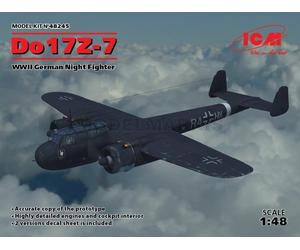 ICM 48245 1/48 Do 17Z-7, WWII German Night Blue Fighter