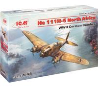 ICM 48265 Heinkel He-111H-6 North Africa WWII Bomber 1:48 Aircraft Model Kit