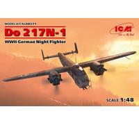 ICM- Do 217N-1,WWII German Night Fighter (100% New molds) Luchador Juego de construcción de maquetas, Color Gris (48271)