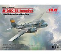 ICM 48283 Kit Avión 1/48 A-26C-15 Invader Bombardero Guerra Mundial