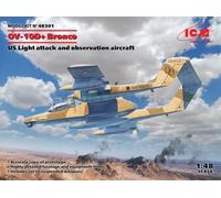 ICM Kit plástico 1:48 OV-10D + Bronco – Avión de ataque y observación EE. UU. Nuevo