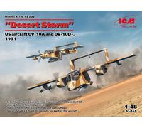 ICM ICM48302 1:48-1991 'Desert Storm' US Aircraft OV-10A y OV-10D+ Kit de Modelo a Escala Color Negro