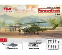 (ICM48303) - ICM Ltd Ed 1:48 - Cobra AH-1G and Bronco OV-10A w/figures