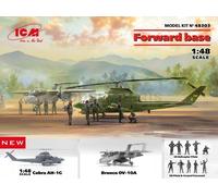 (ICM48303) - ICM Ltd Ed 1:48 - Cobra AH-1G and Bronco OV-10A w/figures