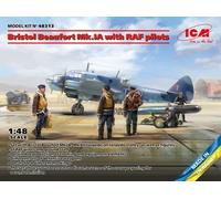 ICM 48313 1/48 Bristol Beaufort Mk.IA Con Pilotos De La RAF