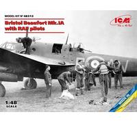 ICM 48313 - 1:48 Bristol Beaufort Mk.ia Con Royal Air Force Pilotos - Nuevo