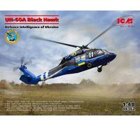 ICM 48362 - 1:48 UH-60A Negro Hawk, Defence Intelligence Of Ucrania - Nuevo