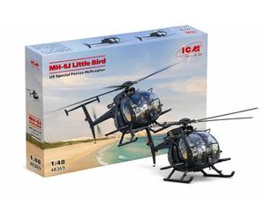 ICM 48369 MH-6J Little Bird, helicóptero de las fuerzas especiales de EE. UU. - Kit de modelo 1/48