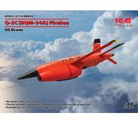 Q2C BQM34A FIREBEE, DRON US 2 AVIONES Y PILONES 100% NUEVAS MOLDES 1:48 ICM
