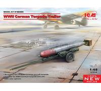ICM 48404 1/48 WWII German Torpedo Trailer (100% New Moldes)